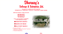 Desktop Screenshot of dharneysusedautoparts.com